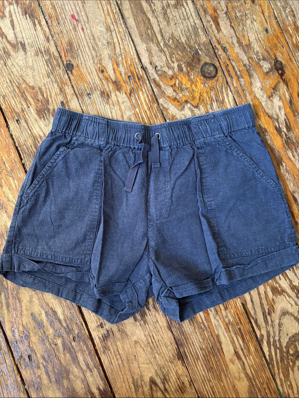 Toad&Co Navy Drawstring Women's Athletic Shorts